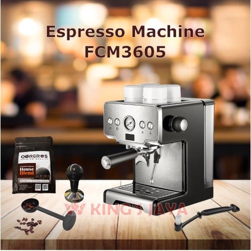 FROMO SPESIL Mesin Kopi Espresso FCM-3605 Manual Espresso Machine FCM3605
