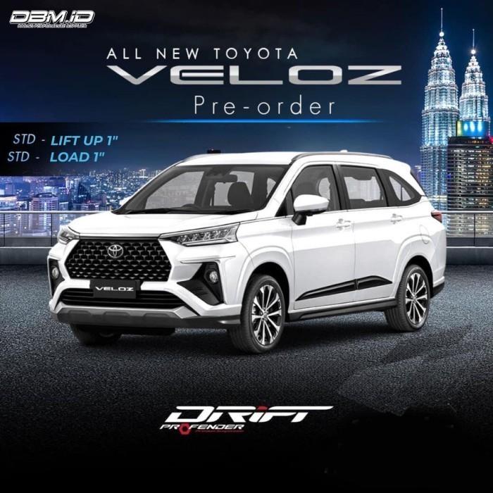 Suspensi Coilover Drift Adjustable Profender Avanza Xenia Veloz 2022+