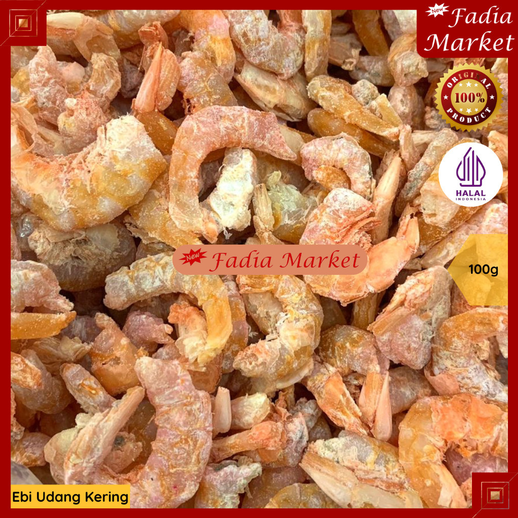 

Ebi Udang Kering Gresik Bahan Pempek Lontong Cap Gomeh 100g
