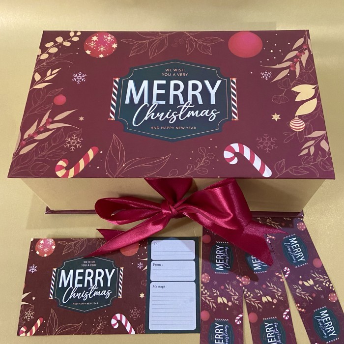 

(NEW) -Giftbox/box hantaran natal/ box parcel/ box natal/ hampers - 1 pcs