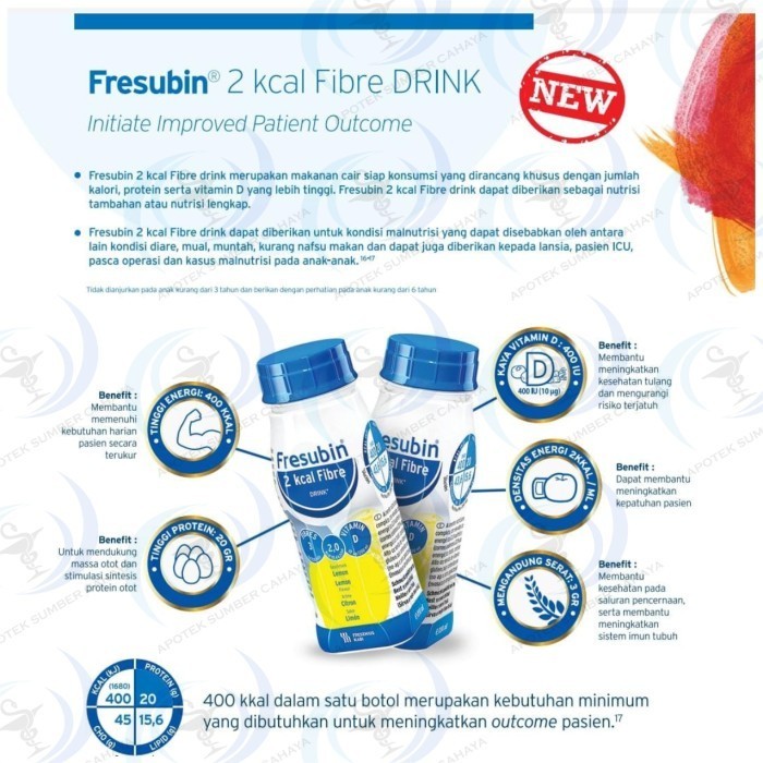 

FRESUBIN 2KCAL RASA LEMON (isi 4 Botol)