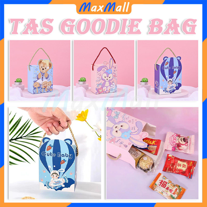 

Goodie Bag Anak Motif Kartun Lucu Paper Bag Snack Box Hampers Tas Goodie Bag Tas Kado Tas Promosi Snack Box karakter Tas Ultah