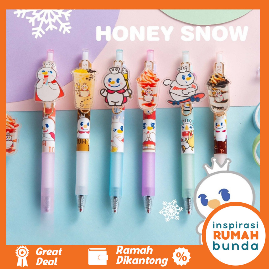 

Bolpoin Pulpen Ballpoint MIXUE Unik Keren Viral