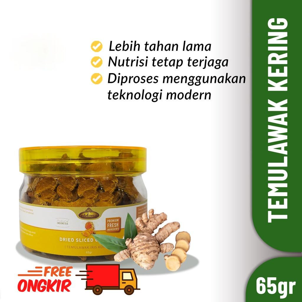 

Rempah Temulawak Kering Organik (Dried Curcuma) 65gr by Edelweiss