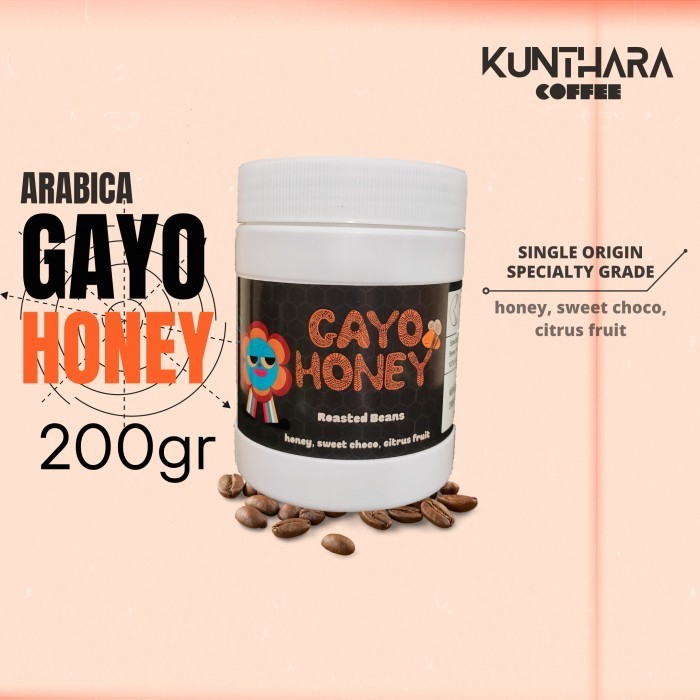 

Best Seller- kopi arabica honey gayo - 200gr - giling kasar