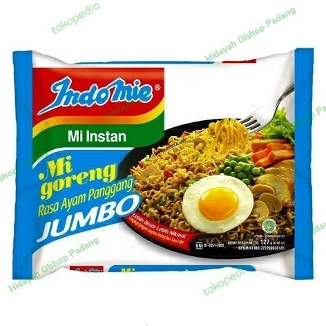 

Indomie Goreng Jumbo 127 gr Rasa Ayam Panggang, per pcs