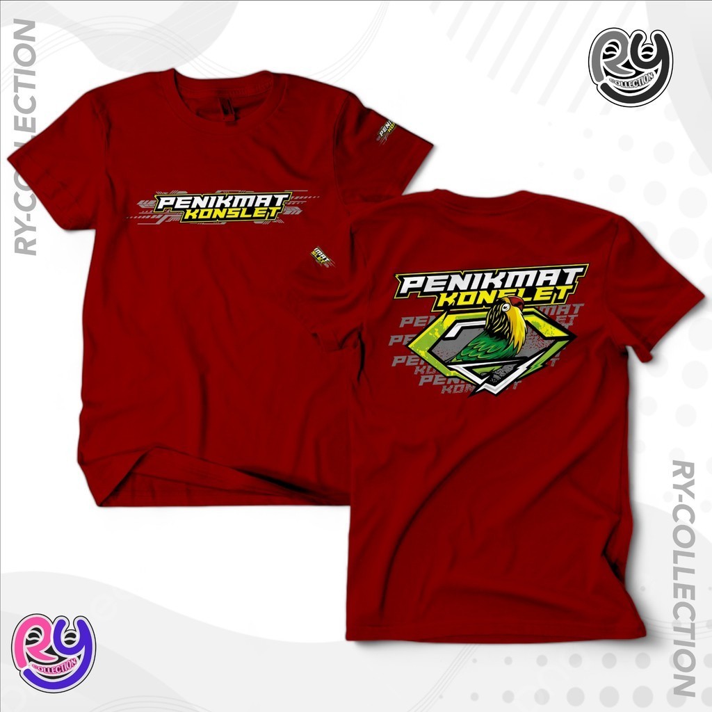 RY COLLECTION KAOS PENIKMAT KONSLET UNISEX PRIA WANITA CREWNECK COWOK CEWEK BAJU