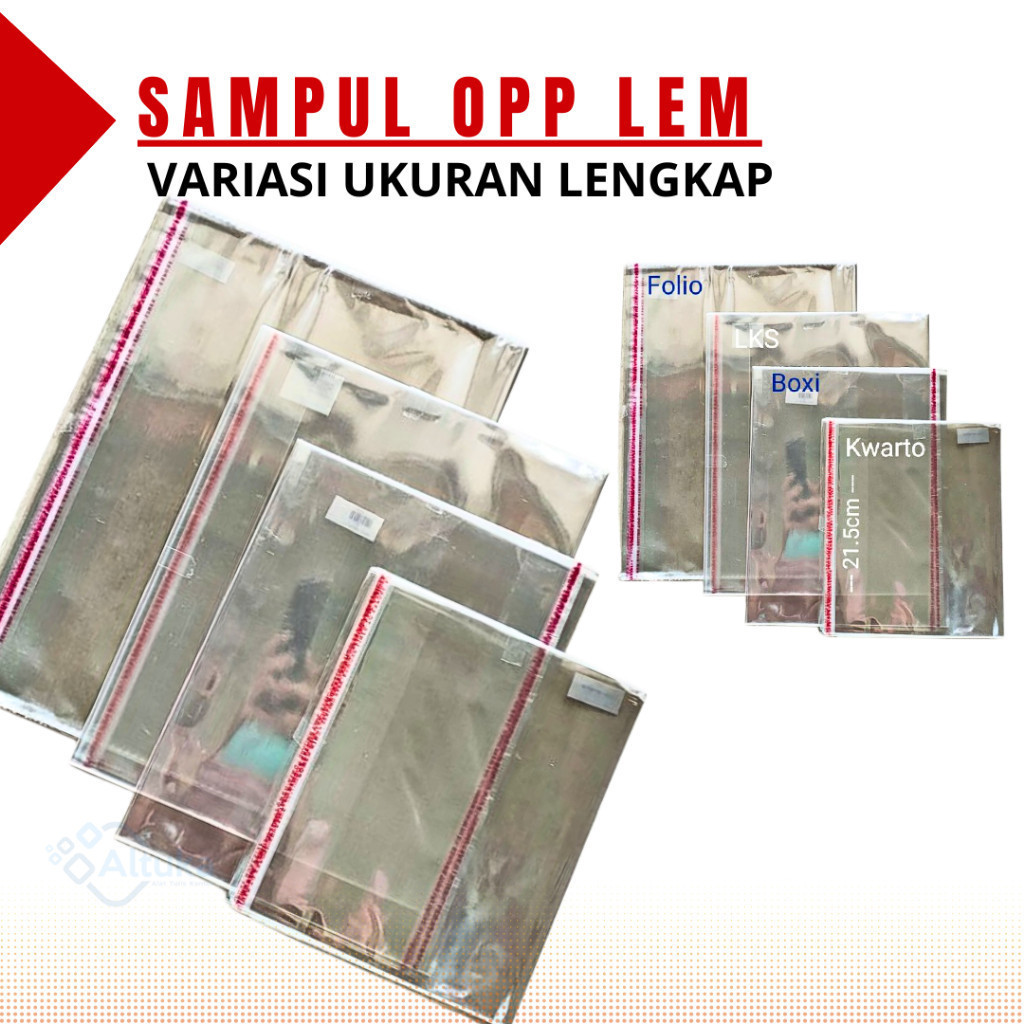 

(20lembar) Sampul Buku OPP lem Kwarto Boxi LKS Folio