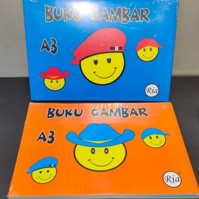 

✨LARIS✨ -SALE/BUKU GAMBAR UKURAN A3/MERK RIA/1PAK ISI 10BUKU