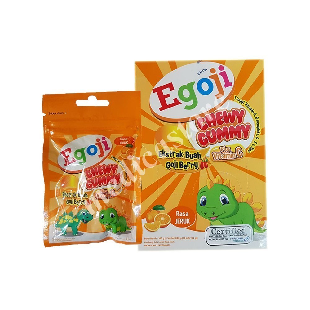 

Egoji Gummy Box - Orange - ALF06
