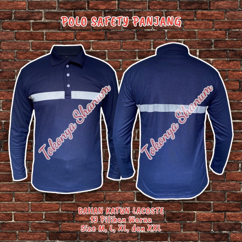 KAOS SAFETY PROYEK SCOTLIGHT LENGAN PANJANG NEW