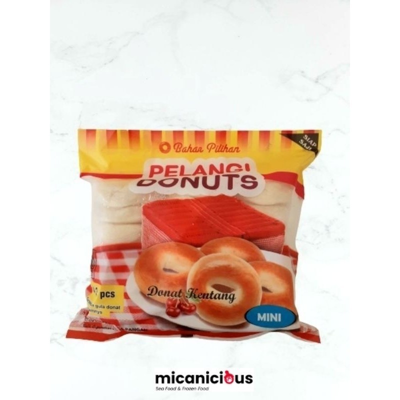 

Donat Pelangi Mini / Donat Kentang Isi 21