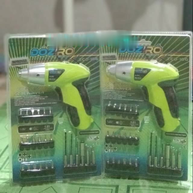 bor cas cordless drill obeng elektrik doziro