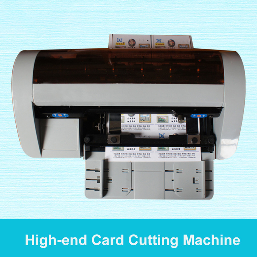 

Electric Paper Trimmer Desktop Semi-Automatic Business Name Card Cutter Cutting Machine AC 220V/50HZ SSB-001 90x54mm