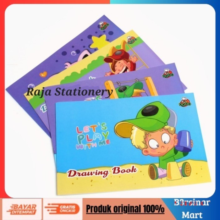 

[KUALITAS TERBAIK] SIDU DRAWING BOOK A4 BUKU GAMBAR A4 SKETSA DODO BY SINAR DUNIA [10PCS]