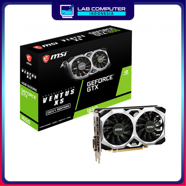 MSI GeForce GTX 1650 D6 VENTUS XS OCV1 4GB GDDR6