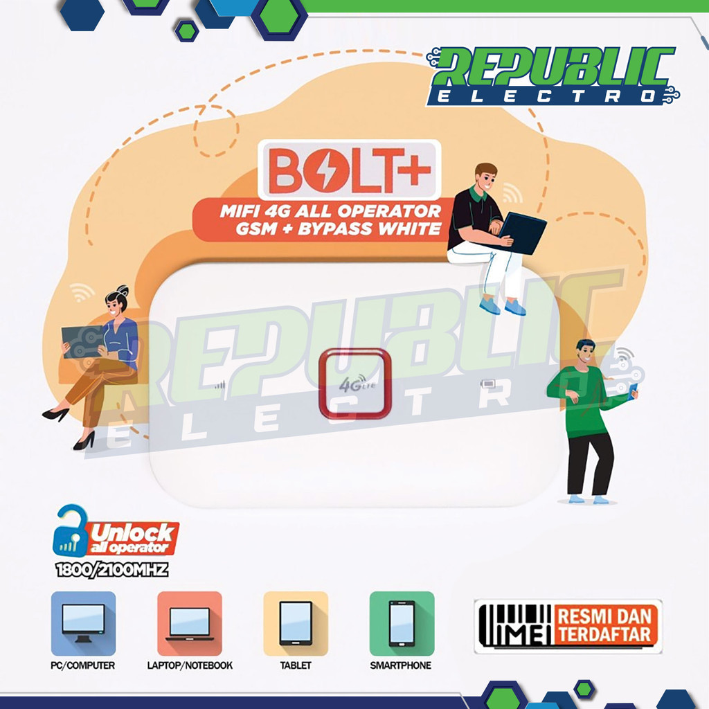 Mifi bolt 4g orginal baru + bypass all operator