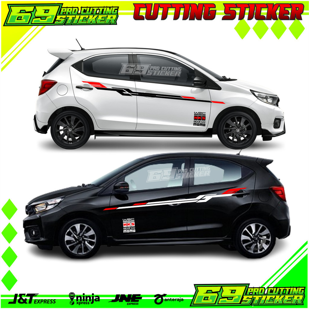 Stiker mobil HONDA ALL NEW BRIO stiker mobil brio sticker brio stya sticker all new brio satya