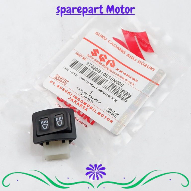 Tombol Lampu DIM Jauh Dekat Suzuki Shogun 110 , Shogun 125 , Nex , Spin , & Smash sparepart motor