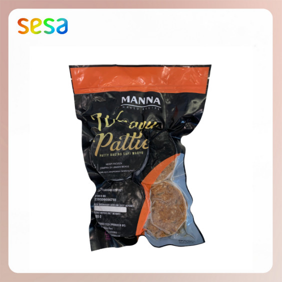 

MANNA Wagyu Patties 400gr - Daging Fresh