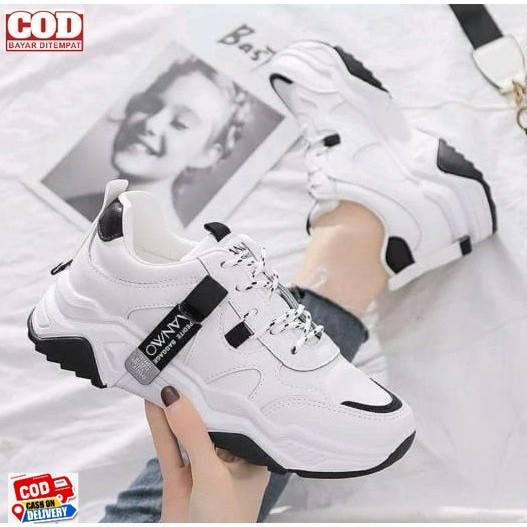 Sepatu Wanita Sneakers Korea Wanwoo Sepatu Sneakers Wanita Tali