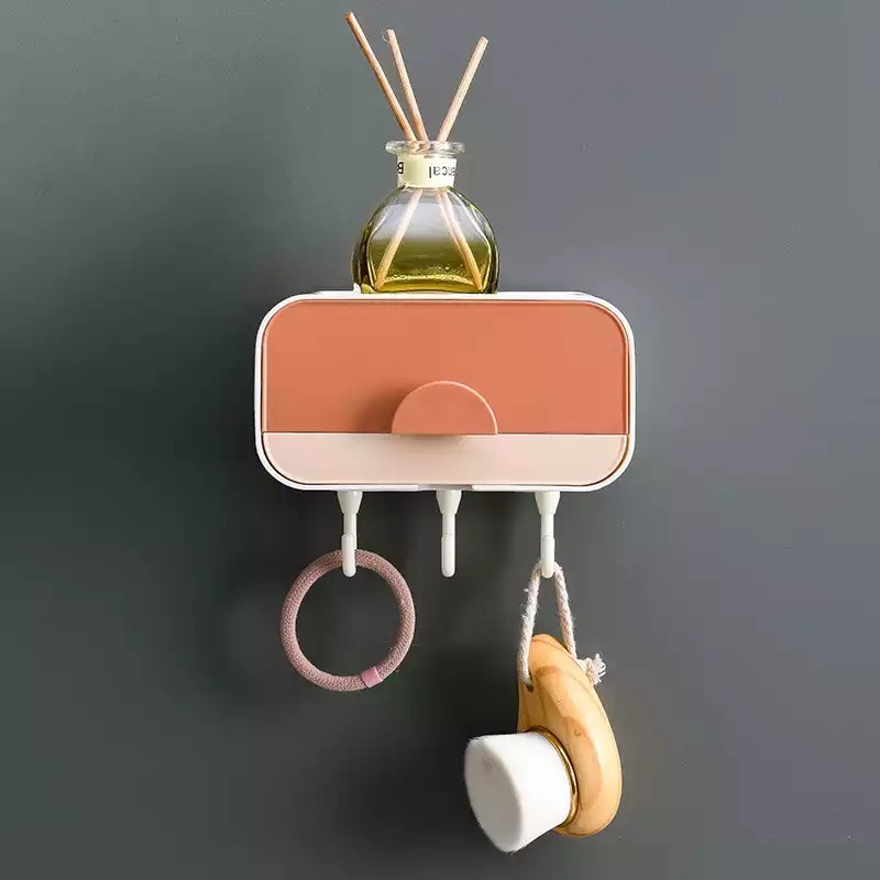 [HKL] Rak Tempel Tempat Sabun Barang / Rak Laci Tempel WC / Kotak Sabun / Kotak Serbaguna