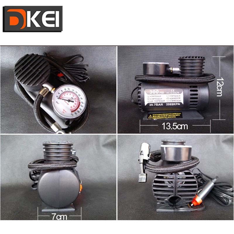 DMS OKEIMini Compressor 12V Electric Pump 300PSI Pompa Ban Mobil Elektrik