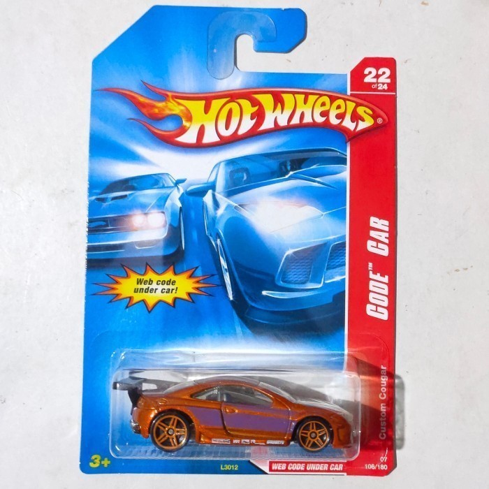 Hotwheels Custom Cougar orange 2007 Code Car