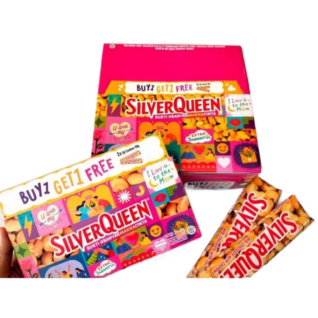 

Silver queen buy 1 get 1 58 gram x 2