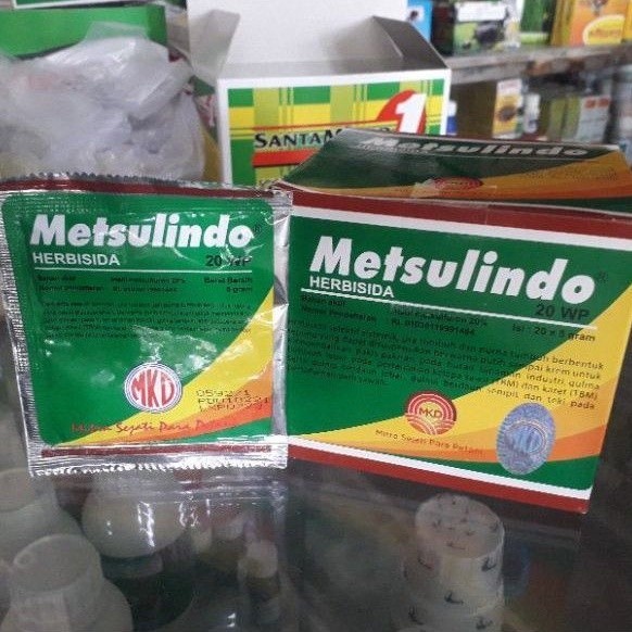 PROMO METSULINDO Herbisida padi 20 WP kemasan 5gr bisa bayar cod