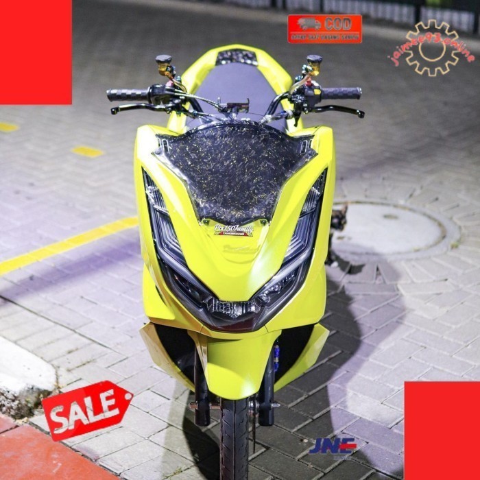 Bigsale✨ -visor pcx 160 - visor pcx 160 bening - visor pcx 160 ceper bening - smoke bolong