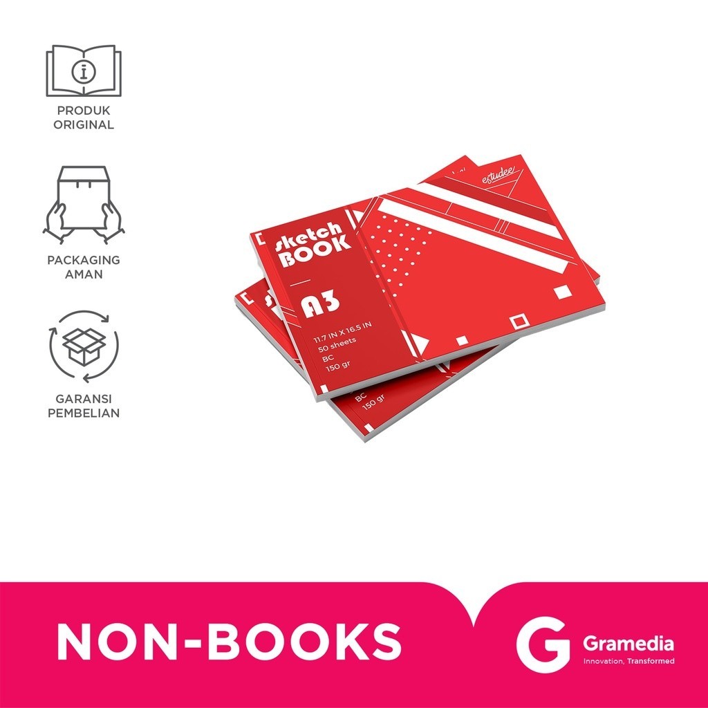 

Gramedia Surabaya - Estudee Sketch Book A3 I