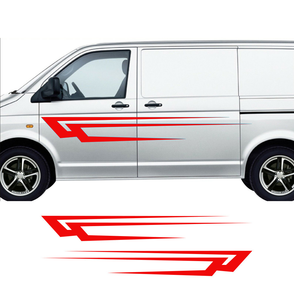 

2pcs MOTORHOME CAMPER VAN CARAVAN HORSEBOX GRAPHICS STICKERS DECALS VGVW208