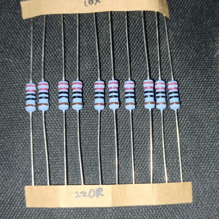 resistor 220r 1 watt original ungu japan 1w 220ohm zero 1watt 220 r metalfilm F