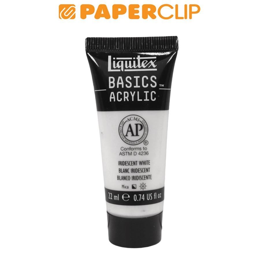 

CAT ACRYLIC LIQUITEX BASIC 22ML 1058238LQ IRIDESCENT WHITE