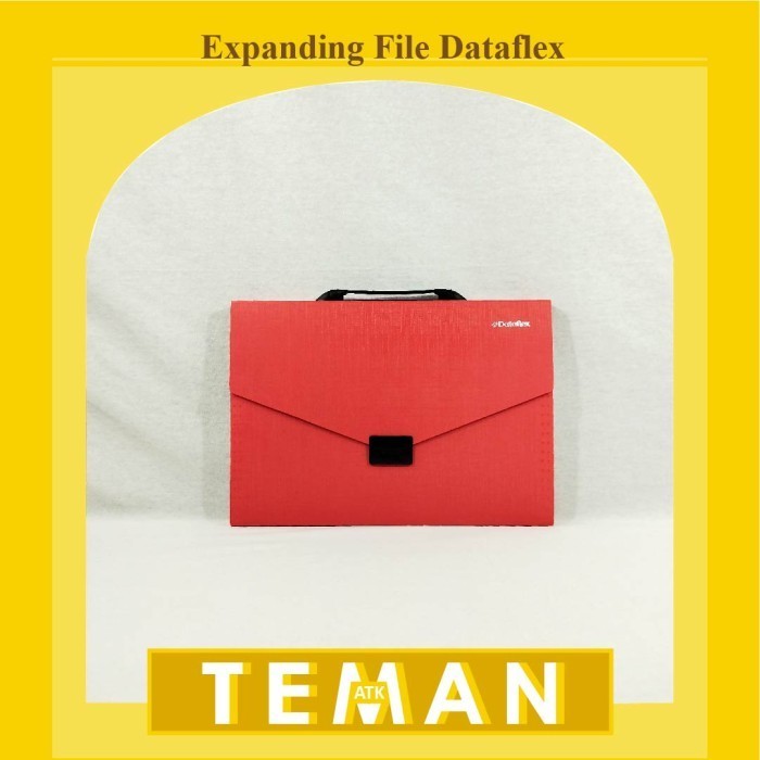 

[KUALITAS TETBAIK] Expanding File / Map Tas Plastik Document - Dataflex (DF-231) - Merah