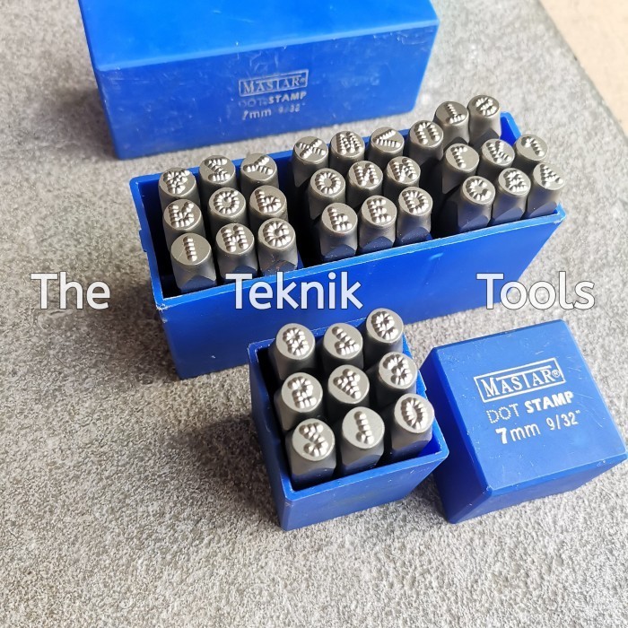 

Alat Ketok & Huruf Model Bintik Titik MASTAR 7 MM Stamp Punch Made In Germany