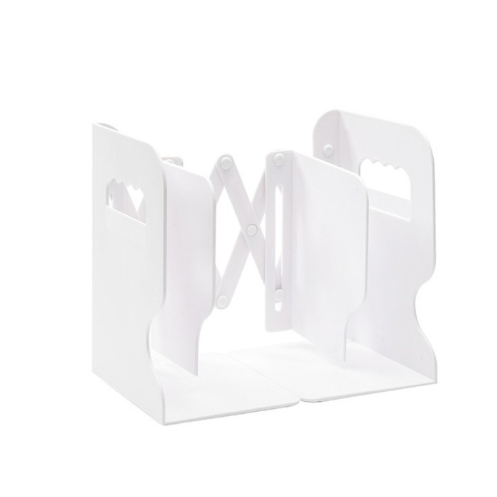 

Retractable Desk Book Holder with Pen Holder - Rak Buku di Meja Anda - Putih