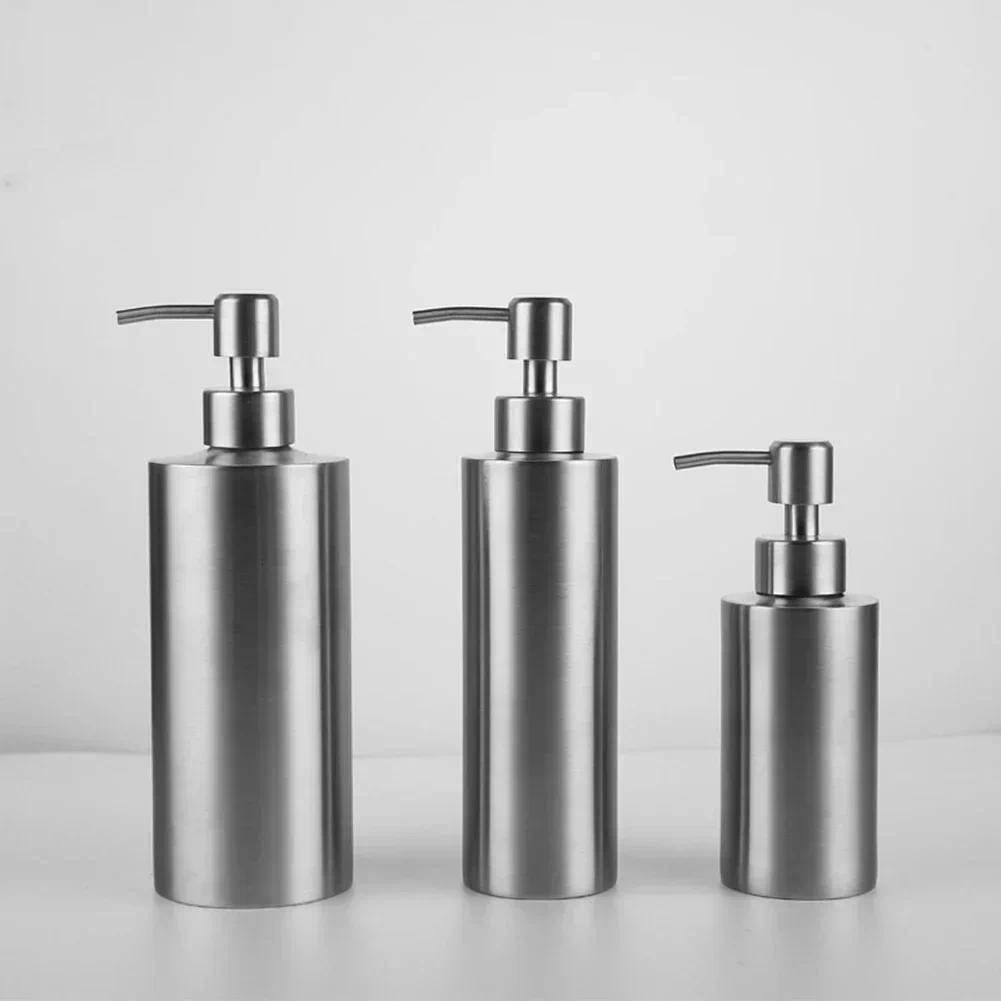 DIY Soap Dispenser Pump Soap Bottle Head Replacement Soap Pump Stainless-Steel Liquid Soap Pump Head