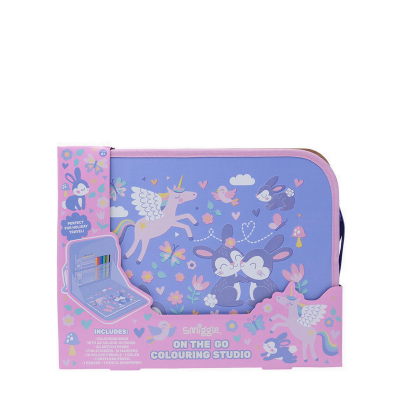 

Smiggle Adventure On-The-Go Colouring Studio - IGL470103LIL
