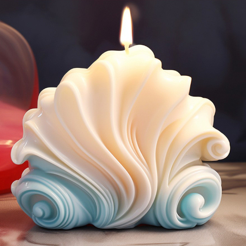 

Shell Scented Candle Silicone Mold Customized Exclusive Mold for Handmade Souvenirs Aromatherapy Candle Decoration Mould