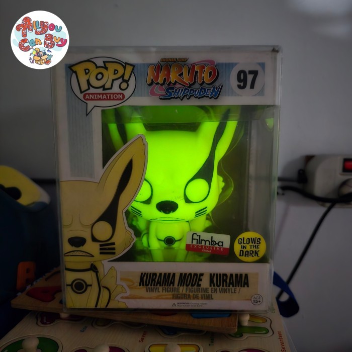 Funko Pop Naruto Kurama Mode Glow In The Dark