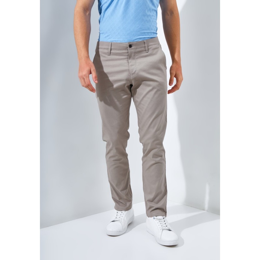 Jack Nicklaus Fox Celana Panjang Pria Slim Fit Camel