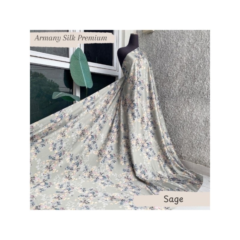 (TERBARU) ARMANI SILK PREMIUM MOTIF | SATIN ARMANI MOTIF | BRIDESMAID BY GhiNa Textile