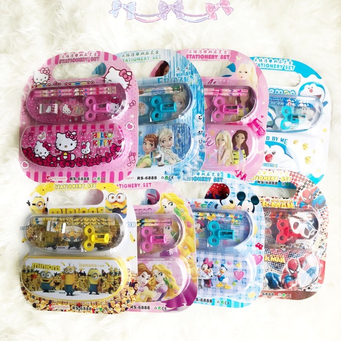 

Kotak pensil set karakter anak