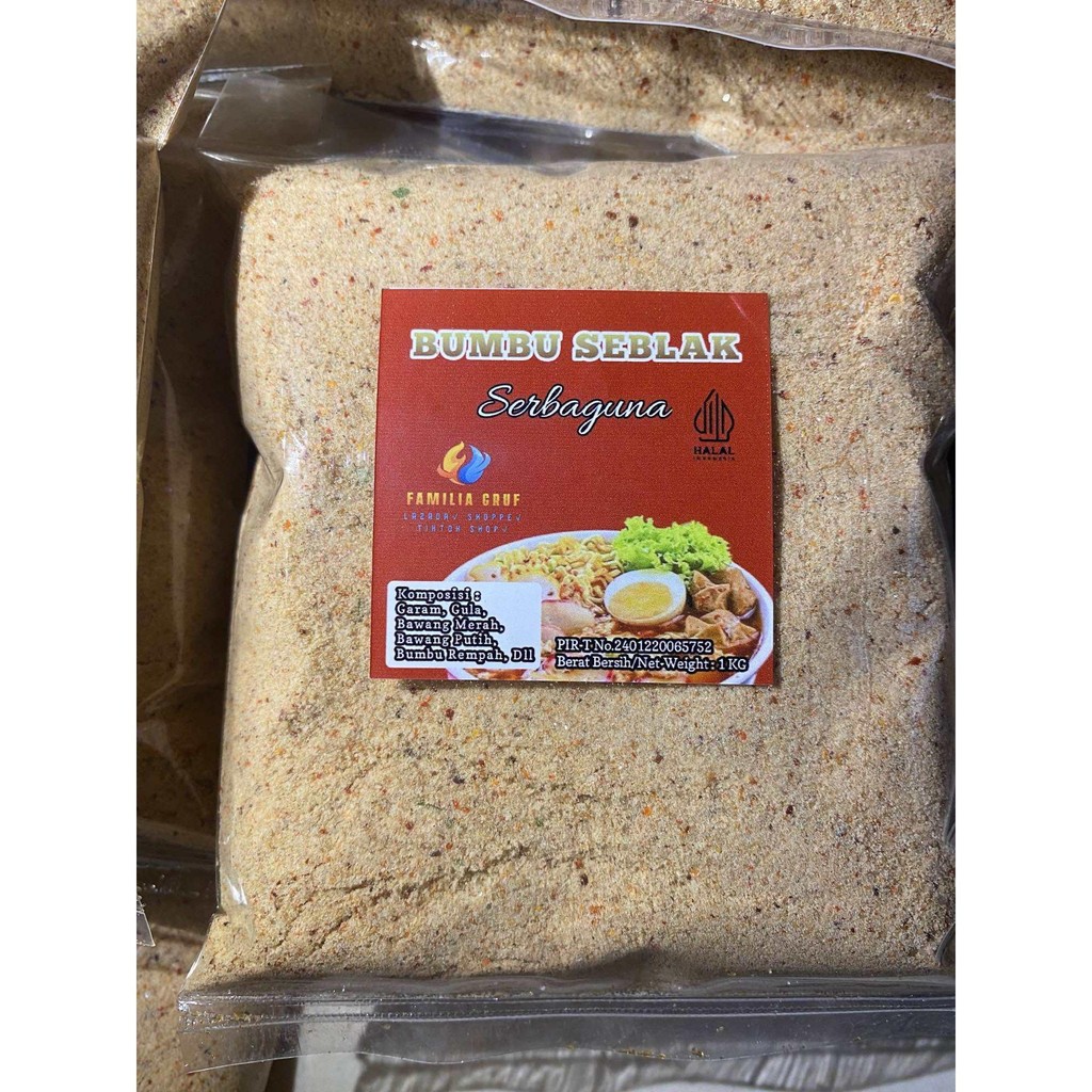 

BUMBU RACIKAN BASO ACI SEBLAK SERBAGUNA 1KG RASA AYAM BAWANG BUMBU GURIH/KALDU UNTUK KUAH BASO ACI
