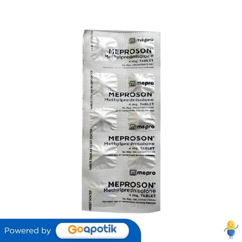 Meproson 4 Mg Strip 10 Tablet
