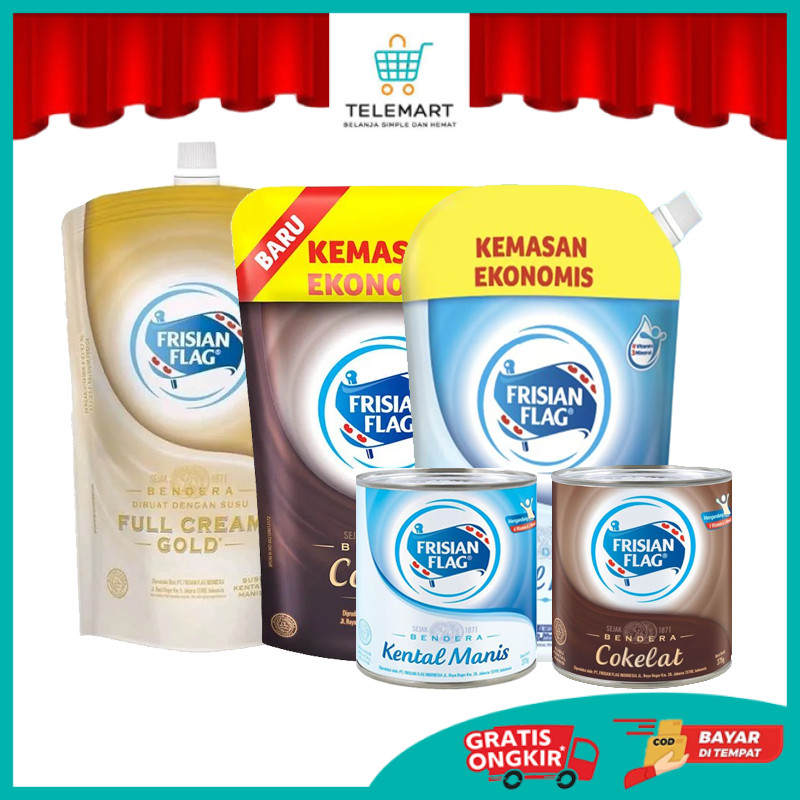

FRISIAN FLAG SUSU KENTAL MANIS 545GR KEMASAN POUCH ANTI TUMPAH