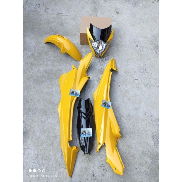 COVER BODY HALUS FULLSET SUZUKI SATRIA FU150 FACELIFT BODI SET SATRIA FU FL 2013 2014 2015 WARNA KUN