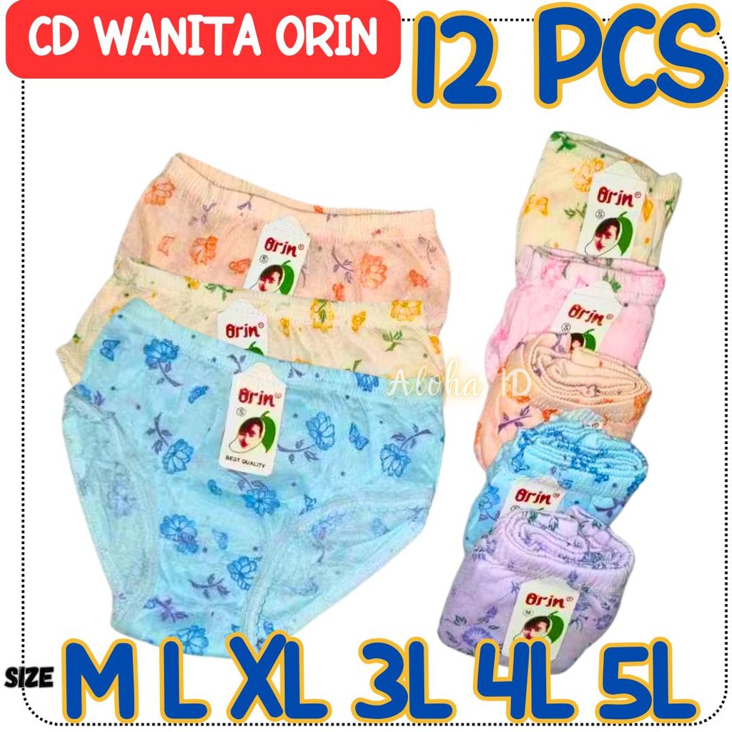 Selusin 12 Pcs Celana Dalam Anak Remaja Wanita 1 Lusin Cd Anak Remaja Wanita Lusinan Murah ORIN Gros